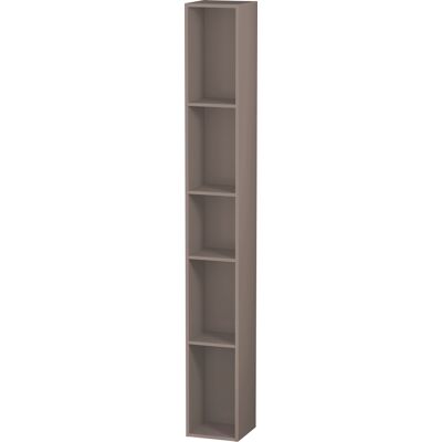 Élément de Rangement Duravit L-Cube - Basalte Mat - 180x180x1400 mm - 5 Compartiments - Publicité Élément de Rangement Duravit L-Cube - Basalte Mat - 180x180x1400 mm - 5 Compartiments - Publicité