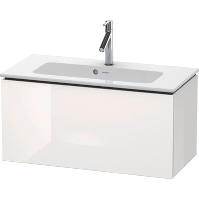 Duravit L-Cube Meuble mural pour lavabo - 1 tiroir, 820mm, Blanc Brillant - Publicité Duravit L-Cube Meuble mural pour lavabo - 1 tiroir, 820mm, Blanc Brillant - Publicité