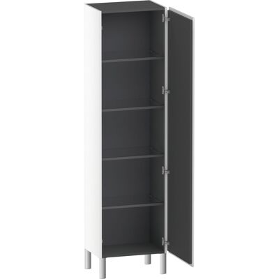 Armoire haute Duravit L-Cube, Blanc Mat, 1 Porte - Publicité Armoire haute Duravit L-Cube, Blanc Mat, 1 Porte - Publicité