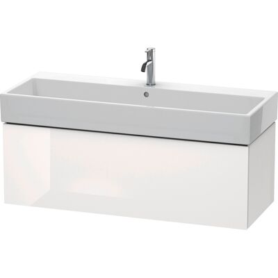 Meuble sous-vasque Duravit L-Cube mural - 1 tiroir - Blanc brillant - Publicité Meuble sous-vasque Duravit L-Cube mural - 1 tiroir - Blanc brillant - Publicité