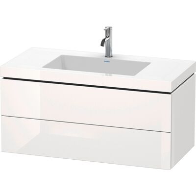 Duravit L-Cube Ensemble Salle de Bain - Eiche schwarz - Publicité Duravit L-Cube Ensemble Salle de Bain - Eiche schwarz - Publicité