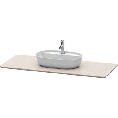 Console Duravit Luv en pierre de quartz - Rectangle, Structure Sand, 1388mm - Publicité Console Duravit Luv en pierre de quartz - Rectangle, Structure Sand, 1388mm - Publicité