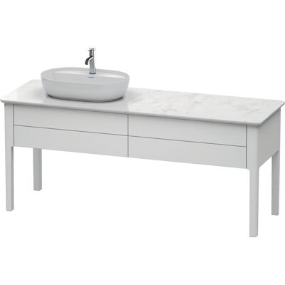 Duravit Luv Meuble sous-vasque - 2 tiroirs, Blanc Satiné - Publicité Duravit Luv Meuble sous-vasque - 2 tiroirs, Blanc Satiné - Publicité