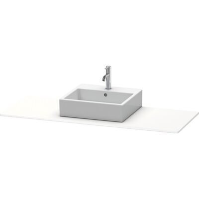 Console Duravit XSquare - 1400x550mm, Blanc Mat, 1 Découpe - Publicité Console Duravit XSquare - 1400x550mm, Blanc Mat, 1 Découpe - Publicité