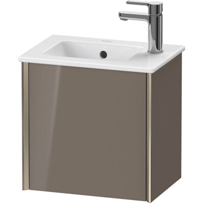 Duravit Xviu Meuble lavabo mural - 1 porte, gris / champagne, 410x290 mm - Publicité Duravit Xviu Meuble lavabo mural - 1 porte, gris / champagne, 410x290 mm - Publicité