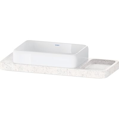 Duravit D4800100 Ensemble console lavabo - Blanc brillant - Publicité Duravit D4800100 Ensemble console lavabo - Blanc brillant - Publicité