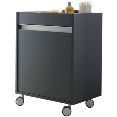Meuble latéral Duravit Ketho Graphit Mate - 1 Porte, Hinge à droite - Publicité Meuble latéral Duravit Ketho Graphit Mate - 1 Porte, Hinge à droite - Publicité