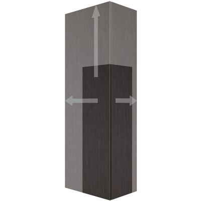Armoire de salle de bain Duravit L-Cube - Eiche Schwarz - 1 porte - Publicité Armoire de salle de bain Duravit L-Cube - Eiche Schwarz - 1 porte - Publicité