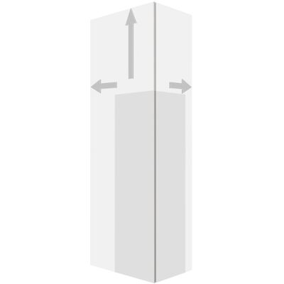 Armoire Haut Duravit L-Cube - 1 Porte, Blanc Mat, 500mm Largeur - Publicité Armoire Haut Duravit L-Cube - 1 Porte, Blanc Mat, 500mm Largeur - Publicité