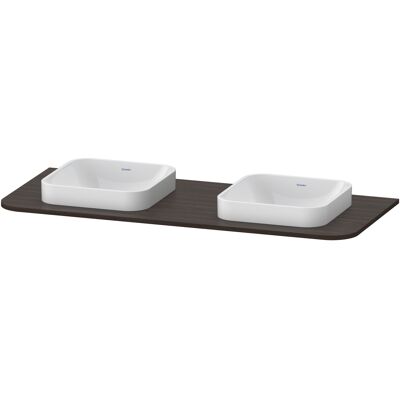 Duravit Happy D.2 Plus Console - Noyer brossé, 1300x550 mm, 2 découpes - Mobilier de salle de bain - Publicité Duravit Happy D.2 Plus Console - Noyer brossé, 1300x550 mm, 2 découpes - Mobilier de salle de bain - Publicité