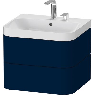 Duravit Ensemble lavabo en forme de C bleu nuit - HP4345E9898 - Publicité Duravit Ensemble lavabo en forme de C bleu nuit - HP4345E9898 - Publicité