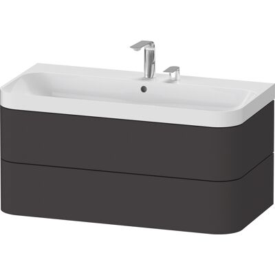 Ensemble Salle de Bain Murale Duravit - Graphit Supermatt - HP4348E8080 - Publicité Ensemble Salle de Bain Murale Duravit - Graphit Supermatt - HP4348E8080 - Publicité