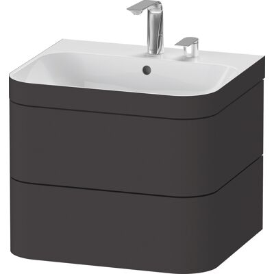 Ensemble de Mobilier de Salle de Bain Duravit - Graphit Supermatt - HP4635E8080 - Publicité Ensemble de Mobilier de Salle de Bain Duravit - Graphit Supermatt - HP4635E8080 - Publicité