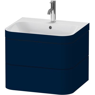 Duravit Happy D.2 Plus Ensemble Salle de Bain - Lavabo, Bleu Nuit - Publicité Duravit Happy D.2 Plus Ensemble Salle de Bain - Lavabo, Bleu Nuit - Publicité
