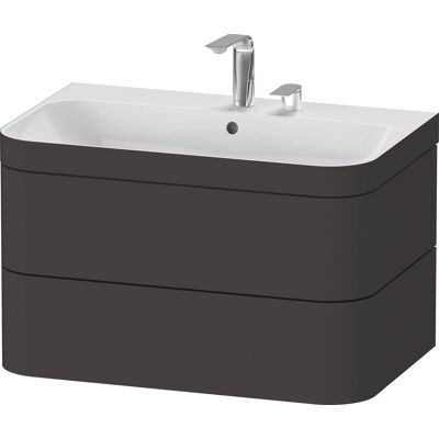 Ensemble Salle de Bain Duravit - Graphit Supermatt - Modèle HP4637E8080 - Publicité Ensemble Salle de Bain Duravit - Graphit Supermatt - Modèle HP4637E8080 - Publicité
