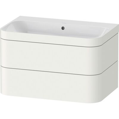 Duravit Happy D.2 Plus Ensemble meuble-lavabo mural HP4637N3636 77,5 x 49 cm, blanc mat - Publicité Duravit Happy D.2 Plus Ensemble meuble-lavabo mural HP4637N3636 77,5 x 49 cm, blanc mat - Publicité
