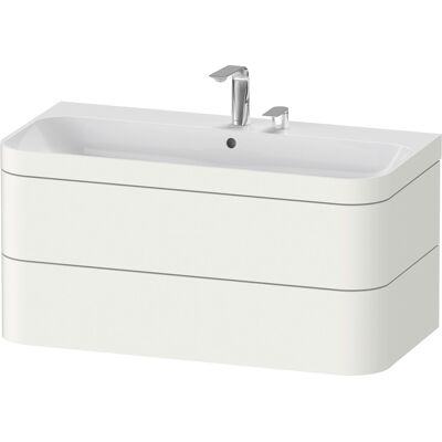 Ensemble Lavabo Suspendu Duravit Happy D.2 Plus - Blanc Satiné - HP4638E3636 - Publicité Ensemble Lavabo Suspendu Duravit Happy D.2 Plus - Blanc Satiné - HP4638E3636 - Publicité