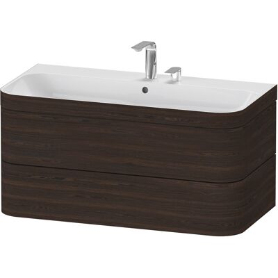 Duravit Happy D.2 Plus Ensemble Meuble Lavabo - Noyer brossé - HP4638E6969 - Publicité Duravit Happy D.2 Plus Ensemble Meuble Lavabo - Noyer brossé - HP4638E6969 - Publicité