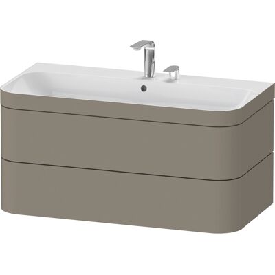 Duravit Happy D.2 Plus Ensemble salle de bain - Gris pierre satiné - 97,5x49 cm - Publicité Duravit Happy D.2 Plus Ensemble salle de bain - Gris pierre satiné - 97,5x49 cm - Publicité