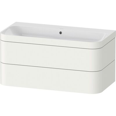 Duravit Happy D.2 Plus Meuble Lavabo - HP4638N3636 - Blanc Seda Mat - Ensemble Meuble et Lavabo - Publicité Duravit Happy D.2 Plus Meuble Lavabo - HP4638N3636 - Blanc Seda Mat - Ensemble Meuble et Lavabo - Publicité