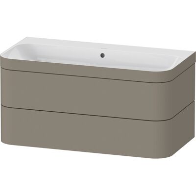 Duravit Happy D.2 Plus Ensemble suspendu - Gris Pierre Satiné - Publicité Duravit Happy D.2 Plus Ensemble suspendu - Gris Pierre Satiné - Publicité