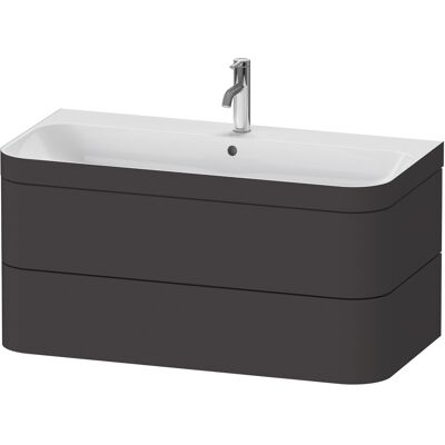 Ensemble salle de bain suspendu Duravit Happy D.2 Plus - Graphit Supermatt - Publicité Ensemble salle de bain suspendu Duravit Happy D.2 Plus - Graphit Supermatt - Publicité