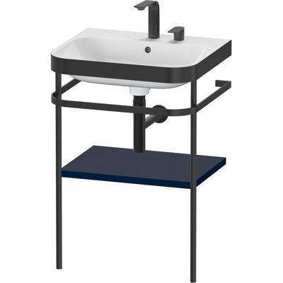 Ensemble meuble lavabo Duravit Happy D.2 Plus - Bleu nuit satiné - Publicité Ensemble meuble lavabo Duravit Happy D.2 Plus - Bleu nuit satiné - Publicité