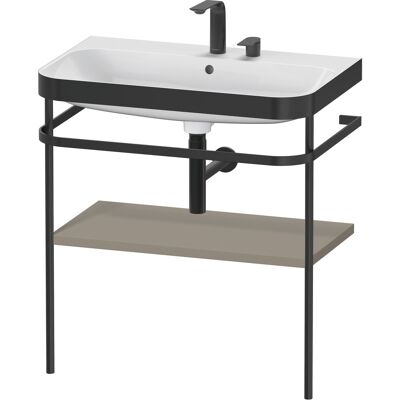 Ensemble lavabo Duravit Happy D.2 Plus C-Bonded avec console en métal - 77,5x49 cm - Publicité Ensemble lavabo Duravit Happy D.2 Plus C-Bonded avec console en métal - 77,5x49 cm - Publicité