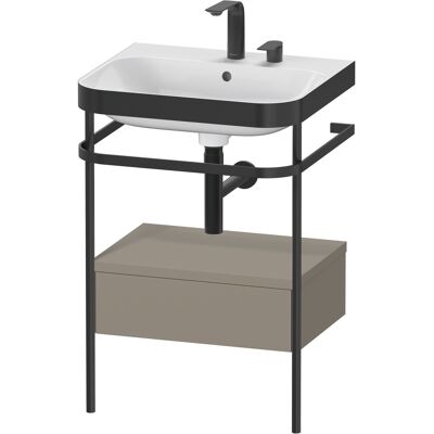 Duravit Happy D.2 Plus Ensemble C-Bonded - Gris Pierre Satiné - Meuble Lavabo - Publicité Duravit Happy D.2 Plus Ensemble C-Bonded - Gris Pierre Satiné - Meuble Lavabo - Publicité