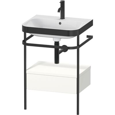 Duravit Ensemble c-bonded avec Console en Métal - Meuble et Lavabo - Publicité Duravit Ensemble c-bonded avec Console en Métal - Meuble et Lavabo - Publicité