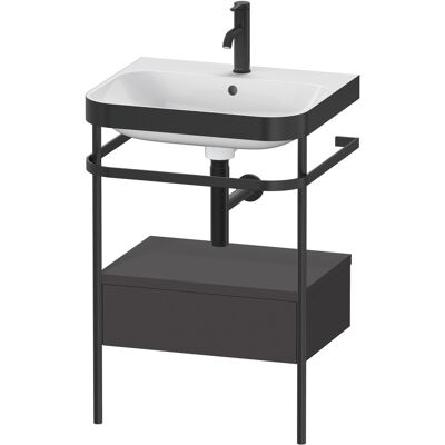 Duravit Duravit Happy D.2 Plus Ensemble Salle de Bain - Fixation Murale, Graphit Supermatt - Publicité Duravit Duravit Happy D.2 Plus Ensemble Salle de Bain - Fixation Murale, Graphit Supermatt - Publicité