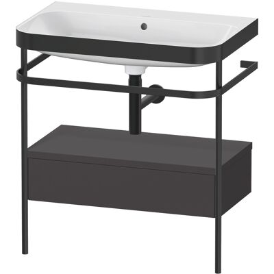 Ensemble meuble lavabo Duravit Happy D.2 Plus - Graphit Supermatt - Publicité Ensemble meuble lavabo Duravit Happy D.2 Plus - Graphit Supermatt - Publicité