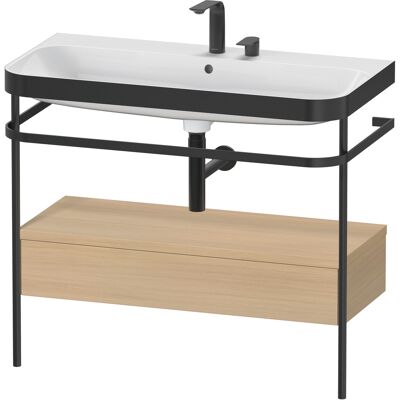 Duravit Happy D.2 Plus Ensemble lavabo pour meuble - Chêne méditerranéen - Publicité Duravit Happy D.2 Plus Ensemble lavabo pour meuble - Chêne méditerranéen - Publicité