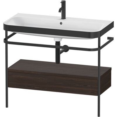 Duravit Nussbaum gebürstet Set - Ensemble de meuble lavabo - Publicité Duravit Nussbaum gebürstet Set - Ensemble de meuble lavabo - Publicité