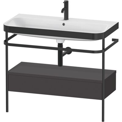 Duravit HP4743O8080 Meuble lavabo - Graphit Supermatt - 97,5x49cm - Publicité Duravit HP4743O8080 Meuble lavabo - Graphit Supermatt - 97,5x49cm - Publicité