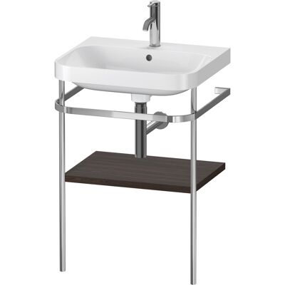 Duravit Happy D.2 Plus Noyer brossé Set lavabo en forme de C - Meuble de salle de bain - Publicité Duravit Happy D.2 Plus Noyer brossé Set lavabo en forme de C - Meuble de salle de bain - Publicité