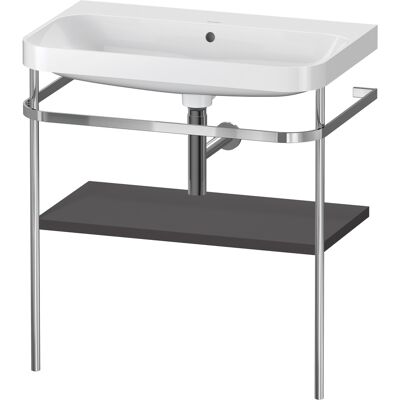 Ensemble en forme de C Duravit Happy D.2 Plus avec console en métal - Publicité Ensemble en forme de C Duravit Happy D.2 Plus avec console en métal - Publicité