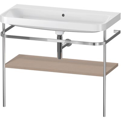 Duravit Happy D.2 Plus Ensemble en forme de C avec Console en Métal - Meuble Lavabo - Publicité Duravit Happy D.2 Plus Ensemble en forme de C avec Console en Métal - Meuble Lavabo - Publicité