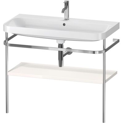 Ensemble lavabo en forme de C Duravit Happy D.2 Plus - Blanc brillant - Publicité Ensemble lavabo en forme de C Duravit Happy D.2 Plus - Blanc brillant - Publicité