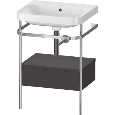 Ensemble de Meuble de Salle de Bain Duravit avec Tiroir - Graphite Supermatt - Publicité Ensemble de Meuble de Salle de Bain Duravit avec Tiroir - Graphite Supermatt - Publicité
