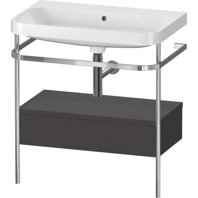 Set Lavabo en forme de C Duravit - Graphit Supermatt - Publicité Set Lavabo en forme de C Duravit - Graphit Supermatt - Publicité