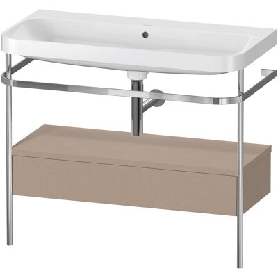 Ensemble en forme de C Duravit Happy D.2 Plus avec console en métal 97,5x49cm - Meuble lavabo - Publicité Ensemble en forme de C Duravit Happy D.2 Plus avec console en métal 97,5x49cm - Meuble lavabo - Publicité