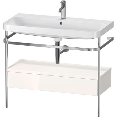 Ensemble en forme de C Duravit Happy D.2 Plus avec Console en Métal - Publicité Ensemble en forme de C Duravit Happy D.2 Plus avec Console en Métal - Publicité