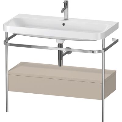 Ensemble meuble lavabo Duravit Happy D.2 Plus Taupe Satiné - 975x490x850 mm - Publicité Ensemble meuble lavabo Duravit Happy D.2 Plus Taupe Satiné - 975x490x850 mm - Publicité