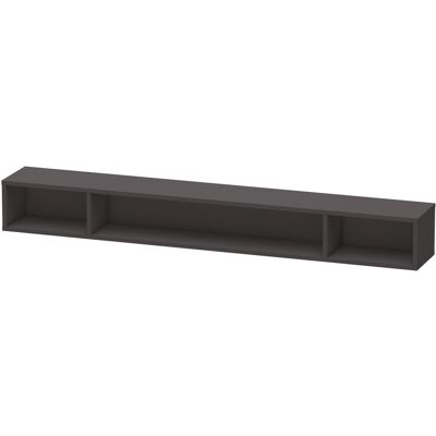 Duravit L-Cube Étagère - Graphit Supermatt - 3 Compartiments - Publicité Duravit L-Cube Étagère - Graphit Supermatt - 3 Compartiments - Publicité