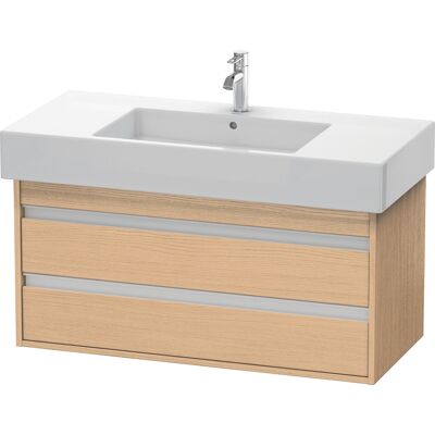Duravit Ketho Support de lavabo - Chêne Naturel - Soft-Close - Murale - Publicité Duravit Ketho Support de lavabo - Chêne Naturel - Soft-Close - Murale - Publicité