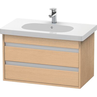 Duravit Ketho Meuble Salle de Bain - Eiche Nature - 2 Tiroirs - Publicité Duravit Ketho Meuble Salle de Bain - Eiche Nature - 2 Tiroirs - Publicité