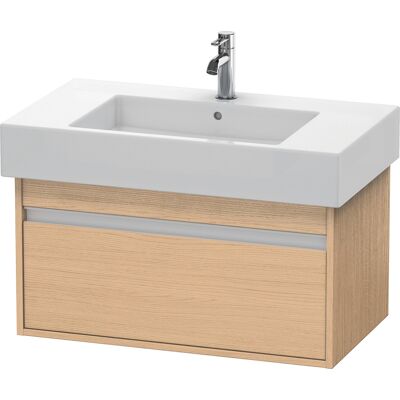 Duravit Ketho Meuble sous-vasque mural - Eiche Nature - 1 tiroir - Meuble de salle de bain - Publicité Duravit Ketho Meuble sous-vasque mural - Eiche Nature - 1 tiroir - Meuble de salle de bain - Publicité