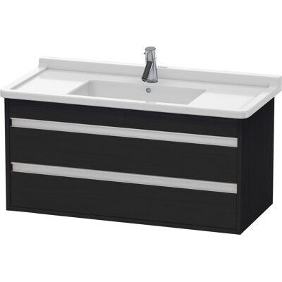 Duravit Ketho Meuble sous-vasque mural - Eiche Schwarz - Publicité Duravit Ketho Meuble sous-vasque mural - Eiche Schwarz - Publicité