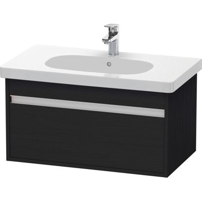 Meuble sous-vasque Duravit Ketho mural - Chêne noir, 1 tiroir - Publicité Meuble sous-vasque Duravit Ketho mural - Chêne noir, 1 tiroir - Publicité
